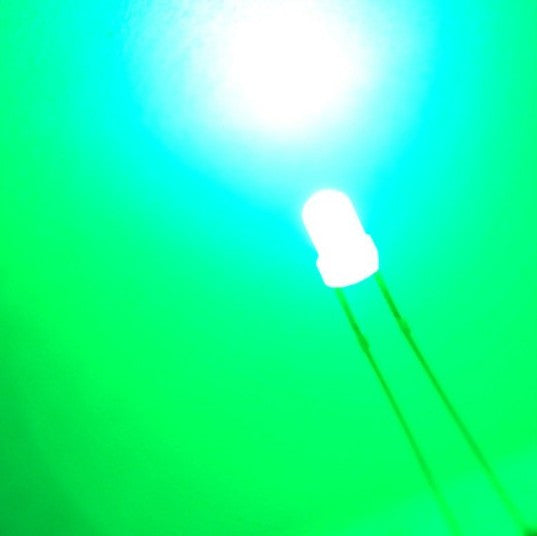 Firgelli Robots Diffused White - Green LEDs - Flanged Semi Oval Top with 3/5/8mm