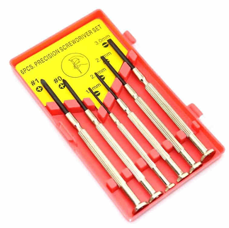 Firgelli Robots Metric 6-in-1 Micro Screw Driver Set