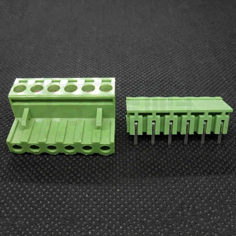 Firgelli Robots 2EDG Screw Terminal Block Connectors in Pair - Pitch: 5.08mm - Right Angle Pin