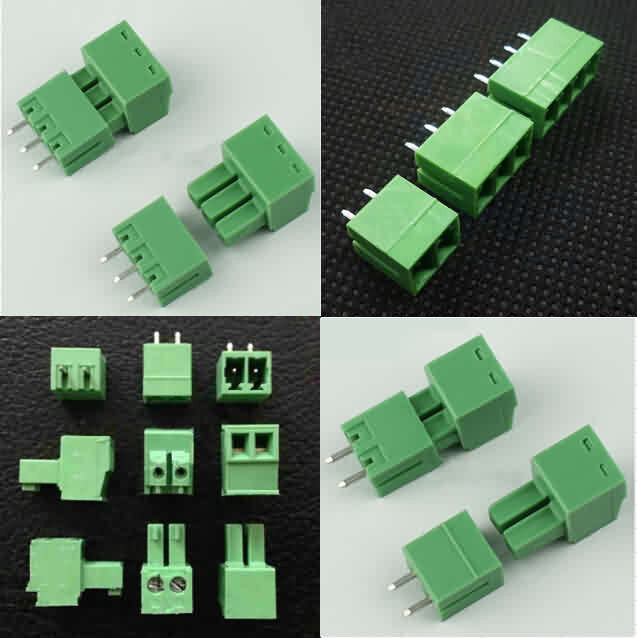 Firgelli Robots 2EDG Screw Terminal Block Connectors in Pair - Pitch: 3.81mm - Straight Pin