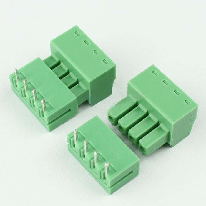 Firgelli Robots 2EDG Screw Terminal Block Connectors in Pair - Pitch: 3.81mm - Right Angle Pin