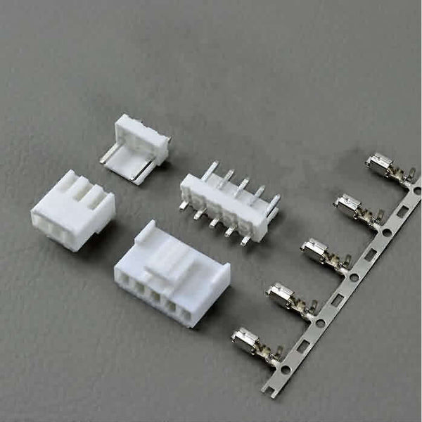 Connecteur JST VH 2 Broches Femelle - 3,96mm - Fil Noir Et Rouge - 15cm - Pour Montage Filaire