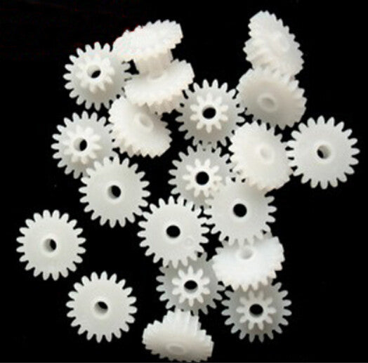 double spur gear Plastic Double Stage Spur Gear M: 0.5 Teeth: 16~34 – Firgelli Robots