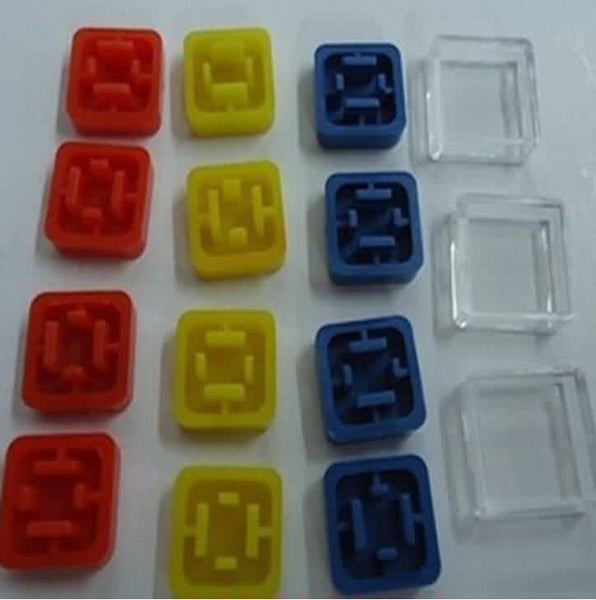 Square Plastic Caps for Square Shaft Push Button 12 12mm
