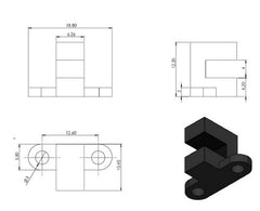 4mm Groove Opto-coupler Sensor Unit