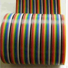 Firgelli Robots Pre-cut Flat Rainbow Cables - Conductor Pitch: 2.54mm
