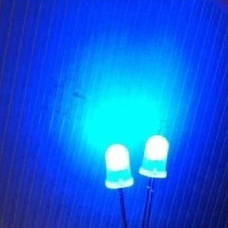 Firgelli Robots Diffused White - Blue LEDs - Flanged Semi Oval Top with 3/5/8mm