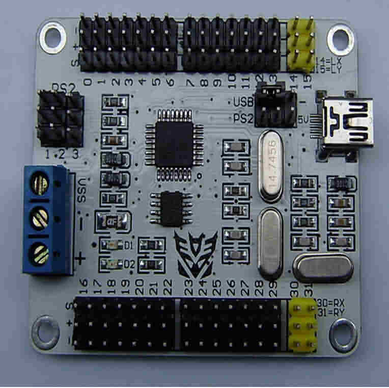 Firgelli Robots 32-Channel Servo Radio Control Board - UART Control