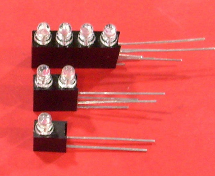 Firgelli Robots 1 ~ 4 Right-angled Holder for 3MM LEDs