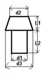 Chromed Bezel Holder for Through-hole LEDs - 3 / 5 MM