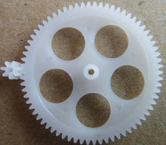 5 Hole Plastic Single Stage Spur Gear M: 0.3 Teeth: 70