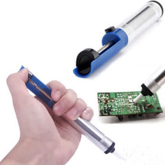 Blue Plunger Style Desoldering Pump - Made of Aluminum