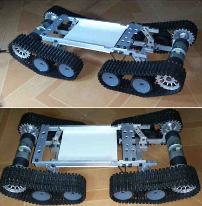 Firgelli Robots Robotic Crawler Mobile Base Kit