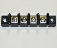 Single Row Dual Barrier Strips with Mounting Holes / Straight Pins /Pitch: 6.35mm