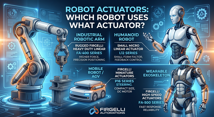 Robot Actuators: Which Robot Uses What Actuator?