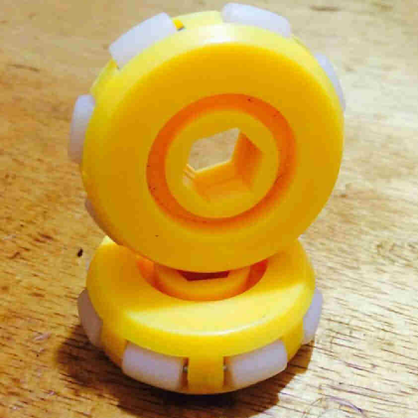 Firgelli Robots Hex-shape Bore Omni Wheel- OD: 60mm