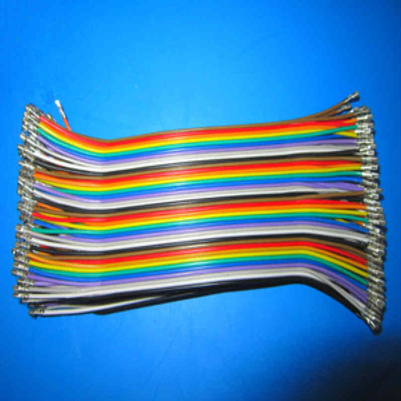 Firgelli Robots 40 Pin Paralleled Rainbow Cable Crimped with JST-XH Terminals