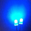 Firgelli Robots Diffused White - Blue LEDs - Flanged Semi Oval Top with 3/5/8mm