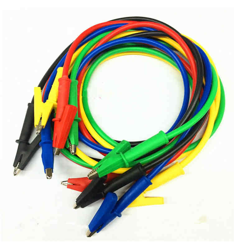 Firgelli Robots High Quality Double Ended Alligator Clip Test Leads