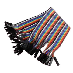 Firgelli Robots 40 Pin Paralled Rainbow Cable with Housing - Pitch: 2.54mm / F-F / F-M