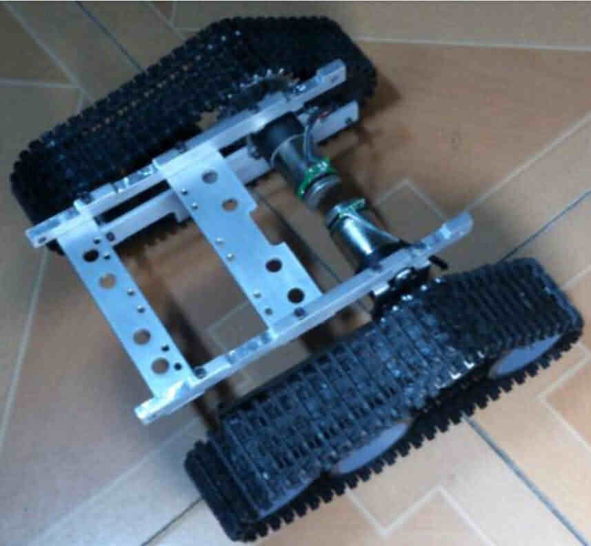 Robotic Crawler Mobile Base Kit - Aluminum Frame – Firgelli Robots