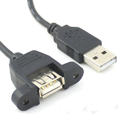 USB 2.0 Panel Mount A to A